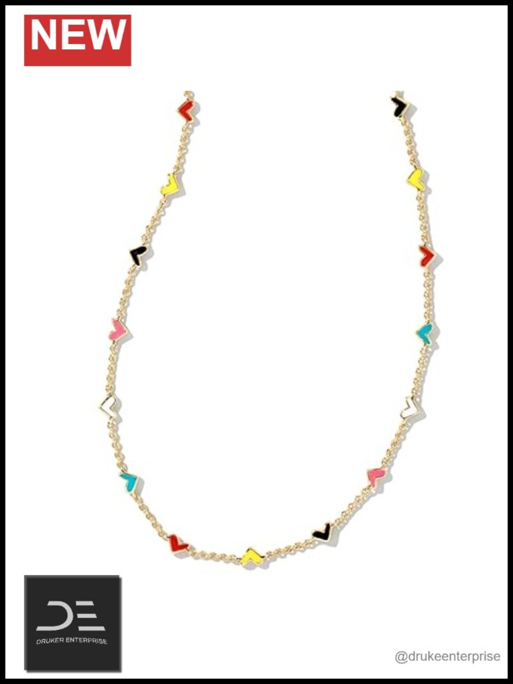 Kendra Scott Haven Strand Necklace Gold Plated Brass